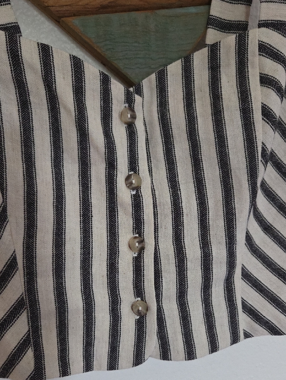 Self Contrast Portia Crop Tank Vest - Picture 6 of 8